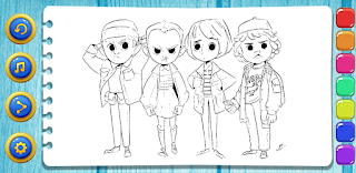 Stranger Things Coloring Games - Screenshot 3
