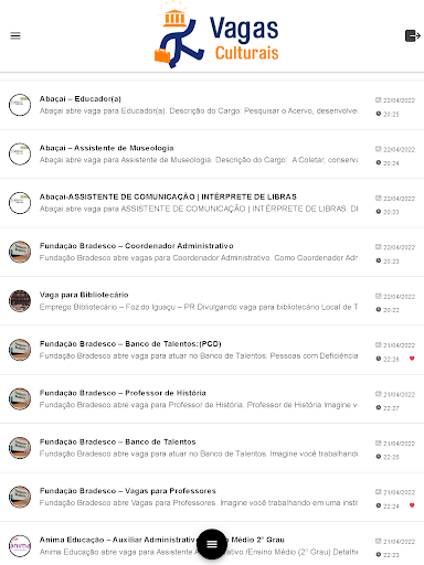 Vagas Culturais