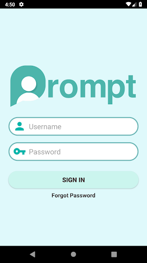 Android application EZprompt screenshort
