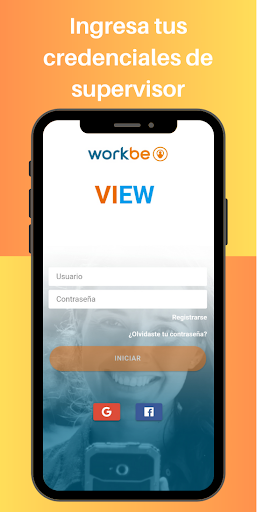 Android application Workbe View screenshort