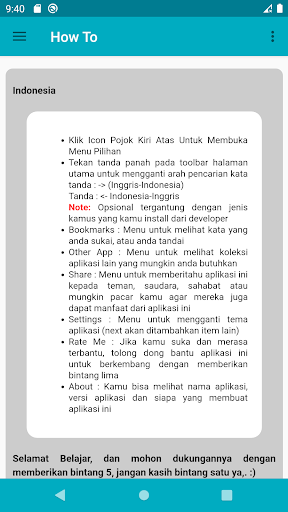 Kamusku Kamus Bahasa Indonesia