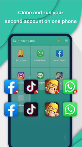 Multi Accounts Parallel Space & Dual Accounts v1.4.6 Premium APK v 1.4.6 MOD APK