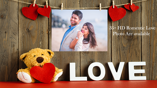 Android application Romentic Love Photo frame screenshort