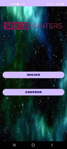Android application space hunters screenshort