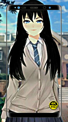 HD Sakura School Wallpaper 4K