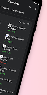 CryptoRocket PRO Bitcoin Cryptocurrency Tracker Apk app for Android 2