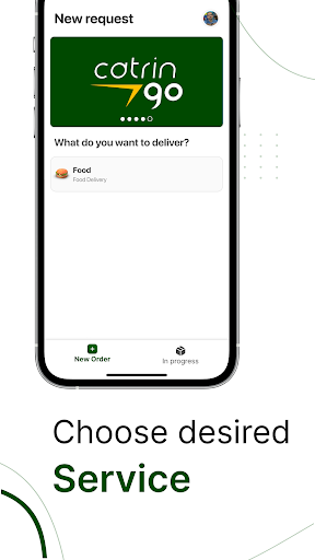 Android application Catringo Driver screenshort