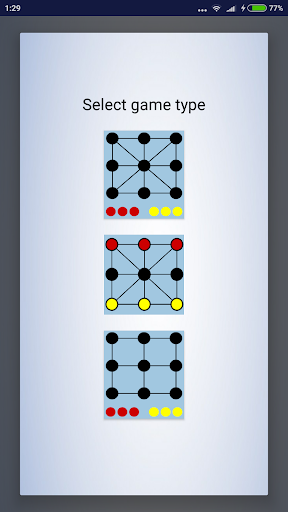 Three mens Morris (Three Game Screen 2