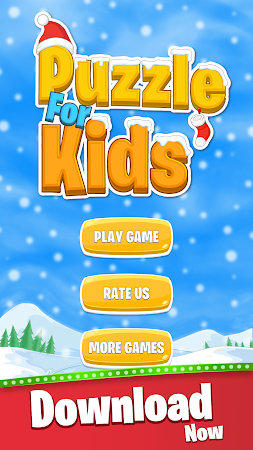 Game screenshot Kids Christmas Jigsaw Puzzles mod apk