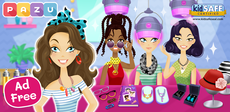 Girls Hair Salon - Hair makeover game for kids