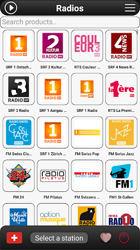 Android application Switzerland Radio FM screenshort