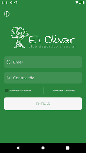 Android application Estadio Miralbueno El Olivar screenshort