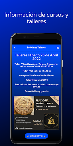 Android application Fundación Alfa Omega MC screenshort