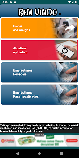 Empréstimo pessoal para negati