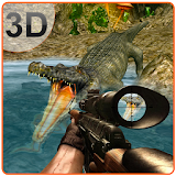 3D Angry Crocodile Hunter Sim icon