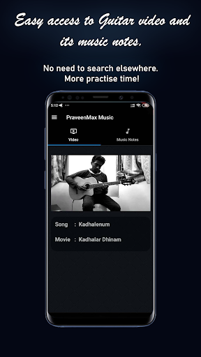 Learn guitar PraveenMax Music Screen 3