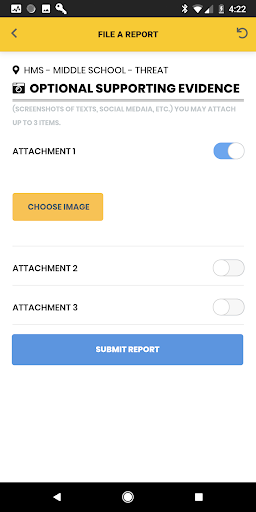 Report It, Dont Ignore It! Screen 3