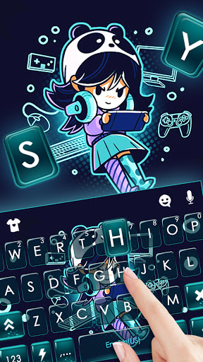 Gamer Keyboard Background Screen 2