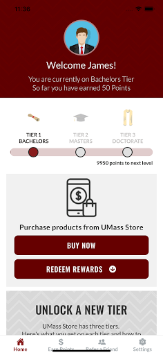 UMass Store Screen 2