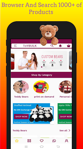 Android application ToYBULK - Soft Toys Teddy Bear screenshort