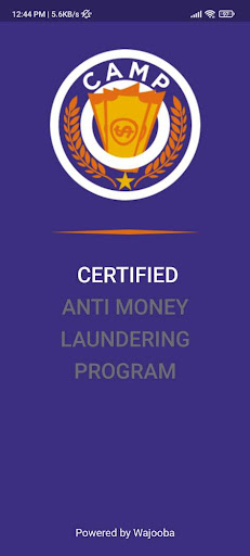 Android application Certified AML Professional screenshort