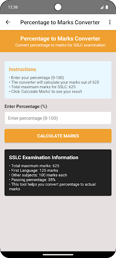 Result Percentage Calculator