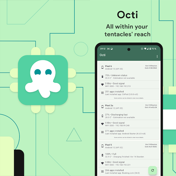 Octi - Multi-Device Monitor - New - (Android)