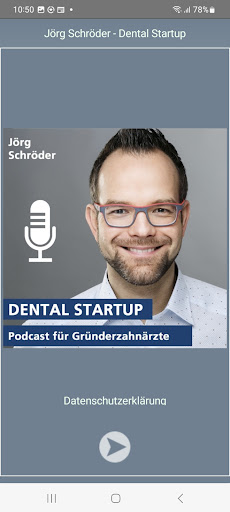 Android application Jörg Schröder - Dental Startup screenshort