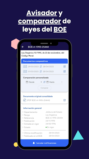 Android application JurisTracker - App BOE screenshort