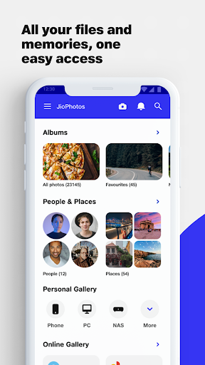 Android application JioPhotos screenshort