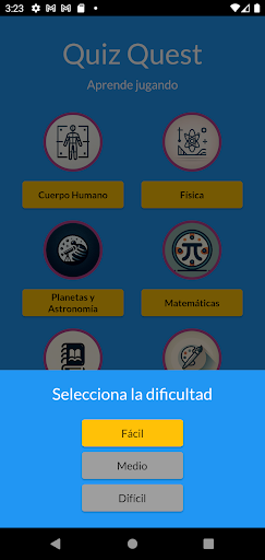 Quiz Quest Screen 2