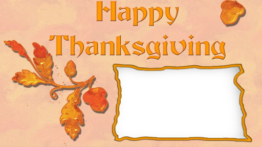 Thanksgiving Photo Frame