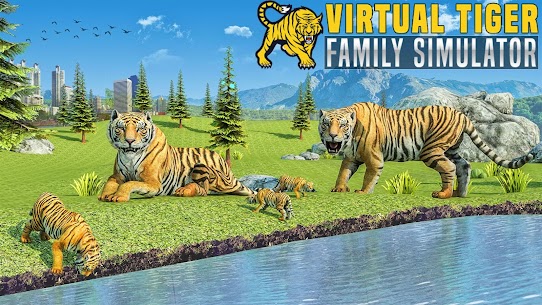 Virtual Tiger Family Simulator: Wild Tiger Games Mod Apk 1.10 (Unlimited Money) 6
