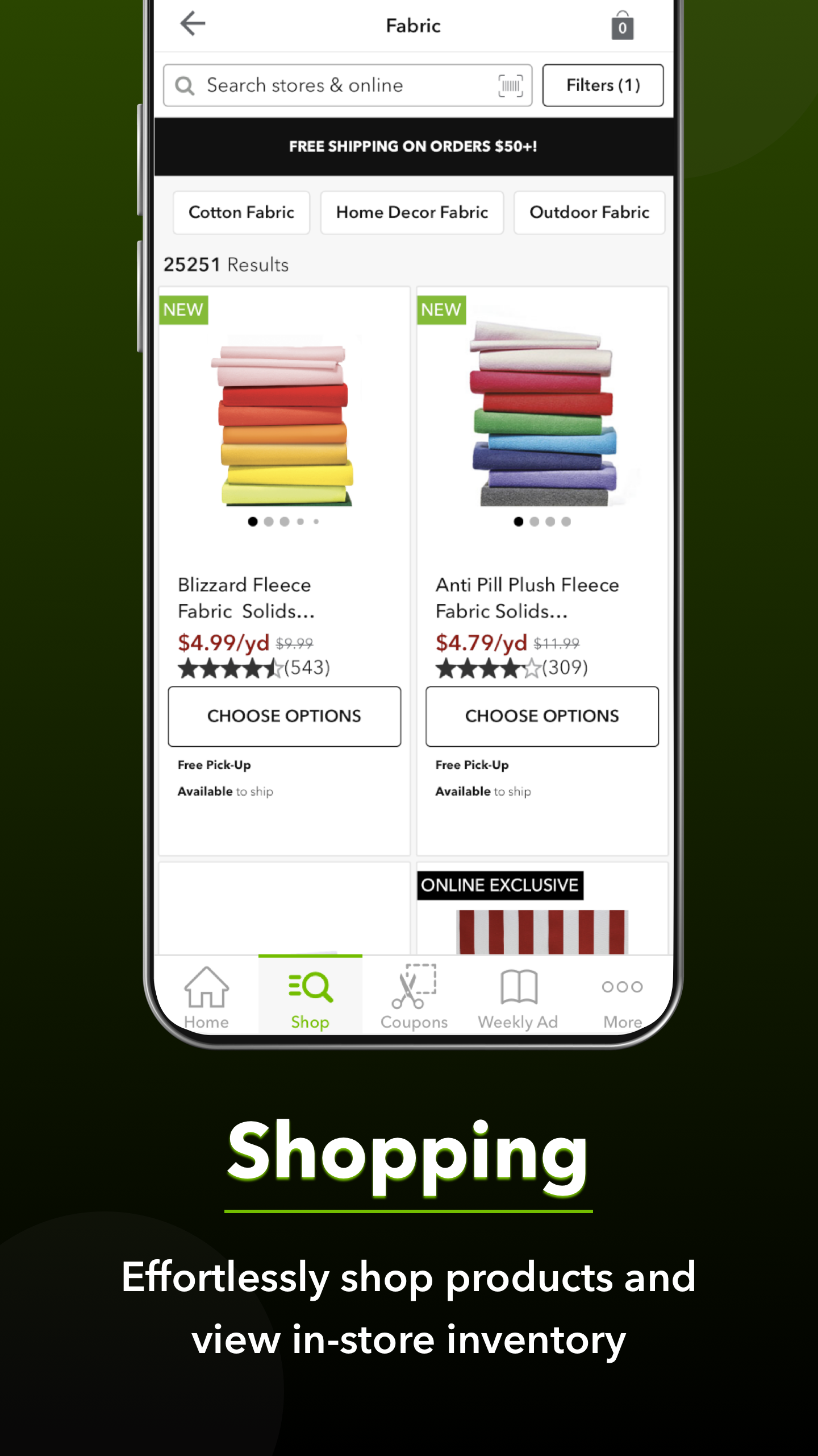 Android application JOANN - Shopping & Crafts screenshort