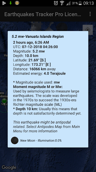 Earthquakes Tracker Pro banner