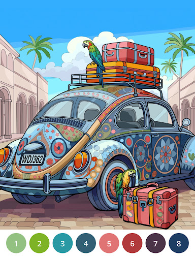 Jogo Pintar Pintar por Números screenshot 11