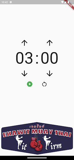 Android application Muay Time screenshort
