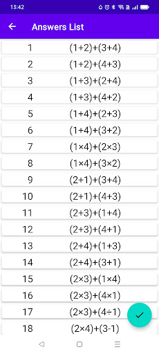 Make it TEN: Mathmatics Puzzle Screen 2