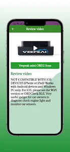 Veepeak mini OBD2 Scan Guide