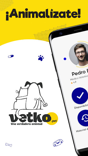 Android application Vetko Proveedores screenshort