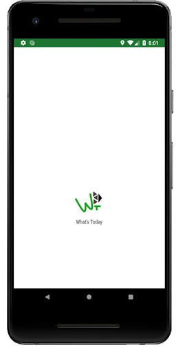 Android application What's Today screenshort