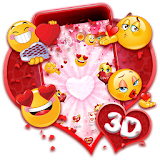 3D Valentine Love Emoji Theme icon
