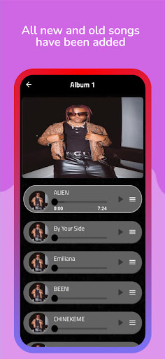 Android application Ckay Songs(All Albums) screenshort