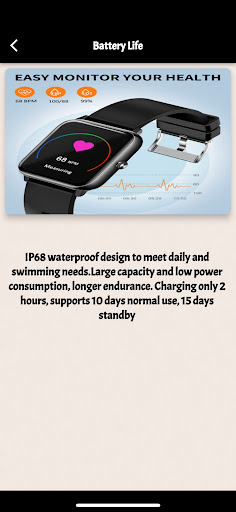 ANCwear Smart Watch guide Screen 2