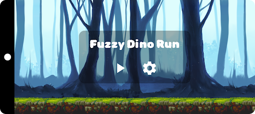 Android application Fuzzy Dino Run screenshort