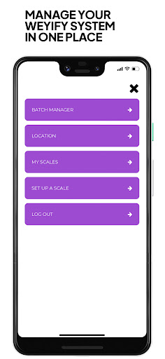 Android application Weyify Manager screenshort