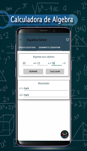 Algebra Calculator Screen 3