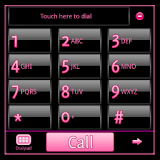 GO Contacts Black & Pink Theme icon
