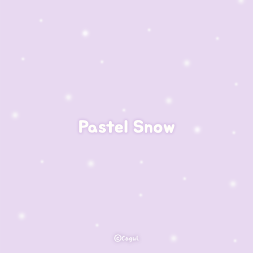 카카오톡 테마 - 파스텔 스노우_보라 logo