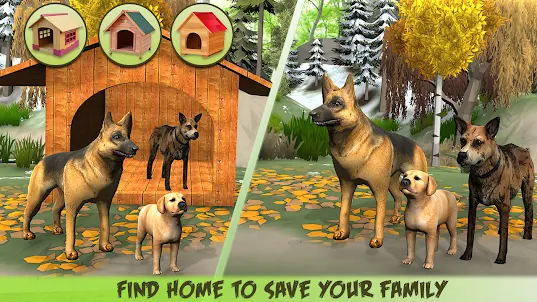 Virtual Dog Pet Life Sim Game